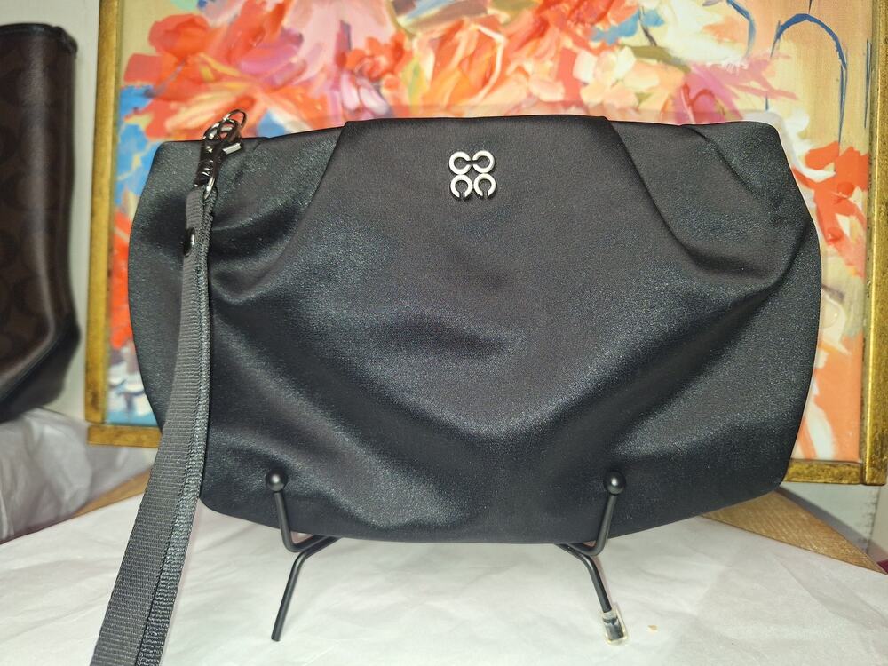 Coach Madison Black Wristlet NWOT